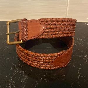 Vintage Ralph Lauren Brown Western Rope Belt